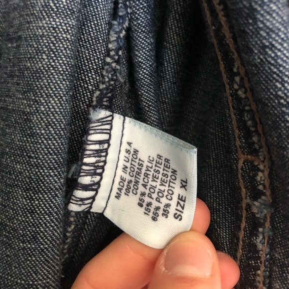 Vintage Guess Denim Trench Coat - Picture 5 of 9